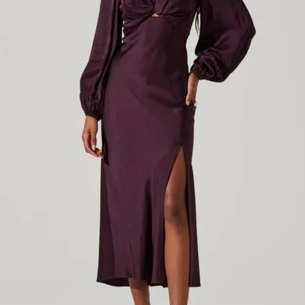 Astr The Label Elegant Purple Women's Dress